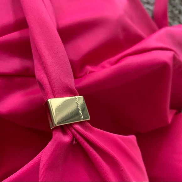 Victorias Secret FOREVER SEXY Ruched One Piece Swimsuit Pink Large Cup size C - Picture 10 of 10